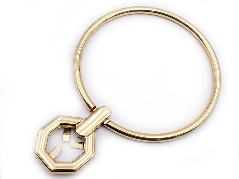 Manico anello in acciaio per borse | Ø 10 cm | cf 1 pz