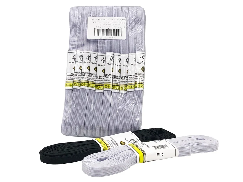 Elastico treccia mazzette 5mt cf.20pz