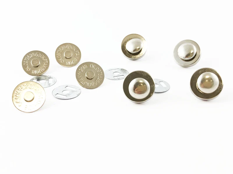 Chiusura in metallo magnetica borse mod. m40 | Ø 1,2 mm | cf 1 pz