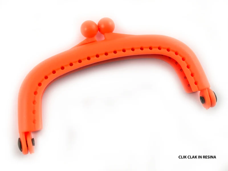 Chiusura clic clac in resina per borse | 8,5 cm | cf 1 pz | tre sfere