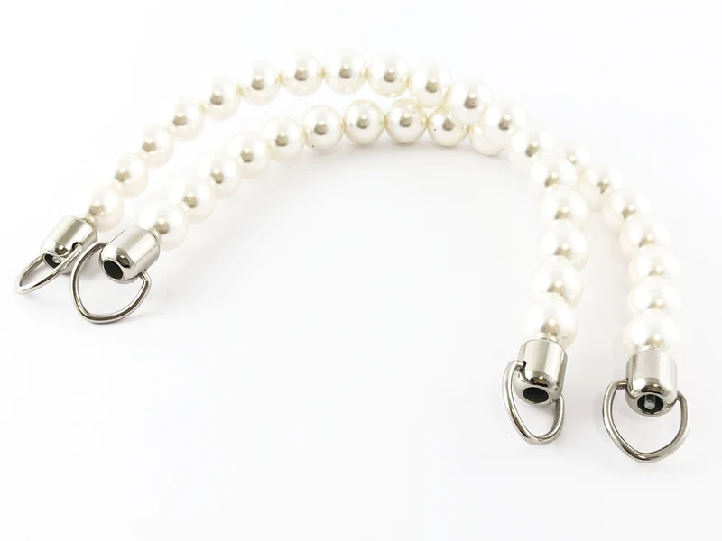 Manici per borse all'uncinetto mod. pearl | 17 cm | 1 coppia