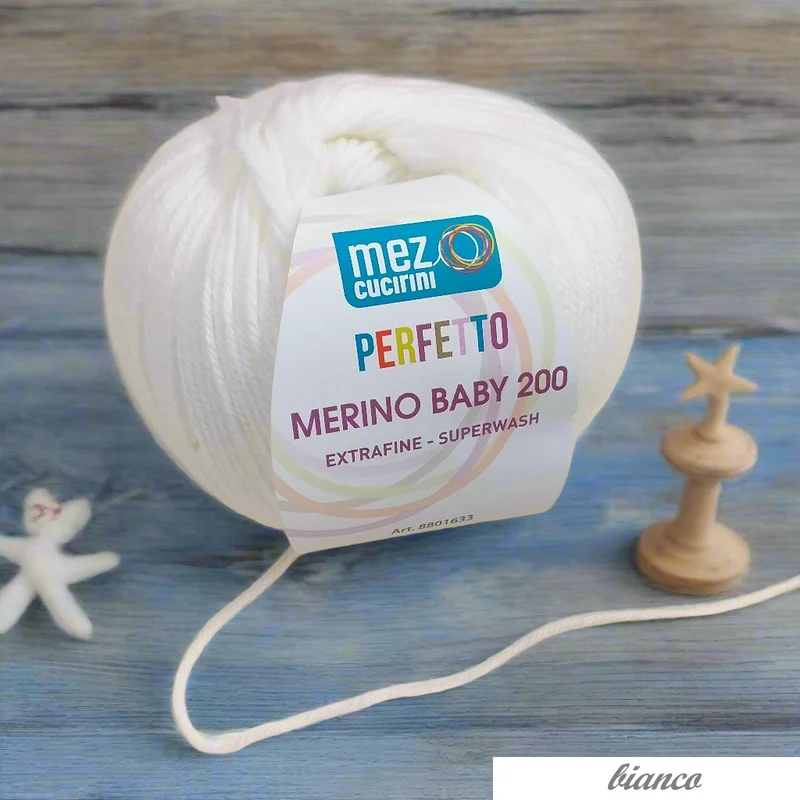 Lana merino neonato per copertine uncinetto lavori maglia bambini