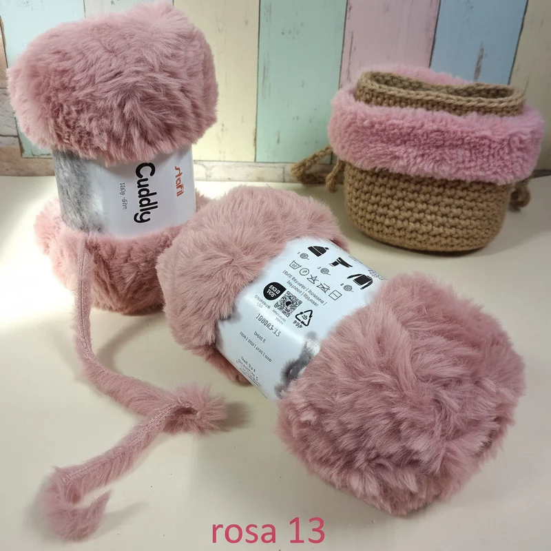 Lana pelliccia pelosetto Cuddly uncinetto ferri gomitoli filato peluche
