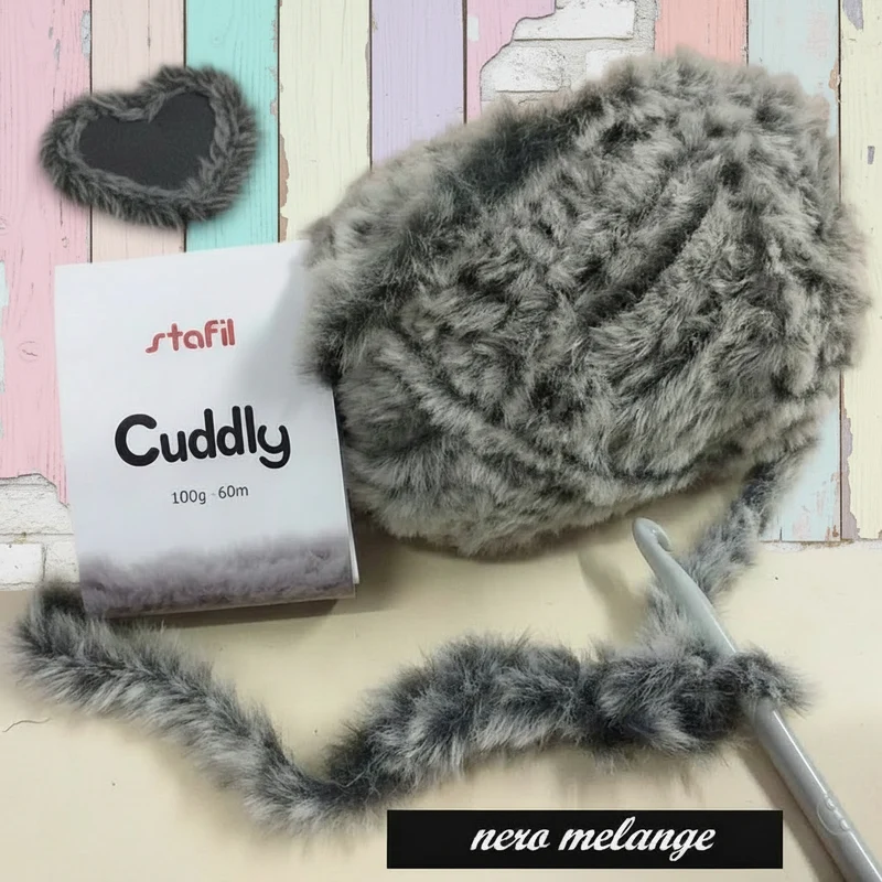 Lana pelliccia pelosetto Cuddly uncinetto ferri gomitoli filato peluche