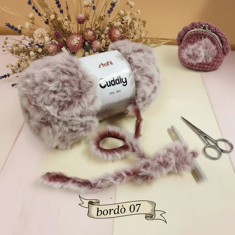 Lana pelliccia pelosetto Cuddly uncinetto ferri gomitoli filato peluche