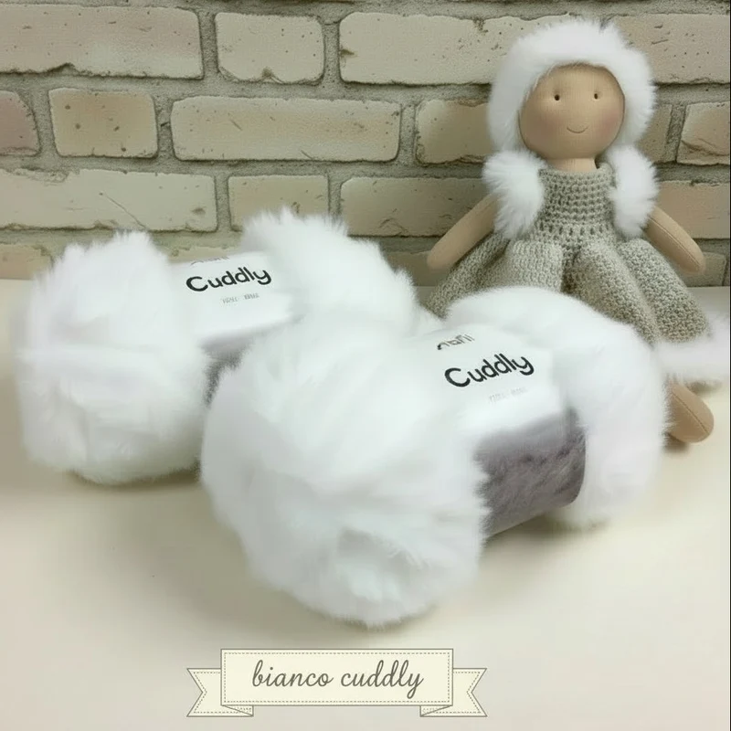 Lana pelliccia pelosetto Cuddly uncinetto ferri gomitoli filato peluche