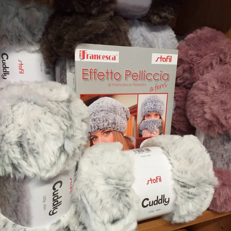 Lana pelliccia pelosetto Cuddly uncinetto ferri gomitoli filato peluche