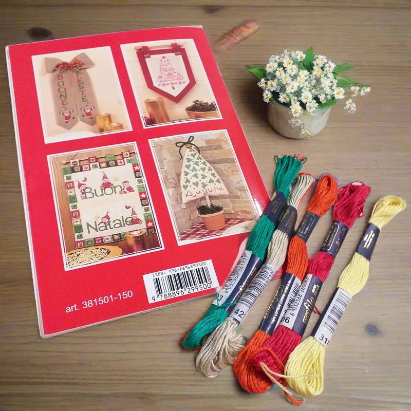 Ricamo punto croce manuali lavori per bambini neonati casa quadretti