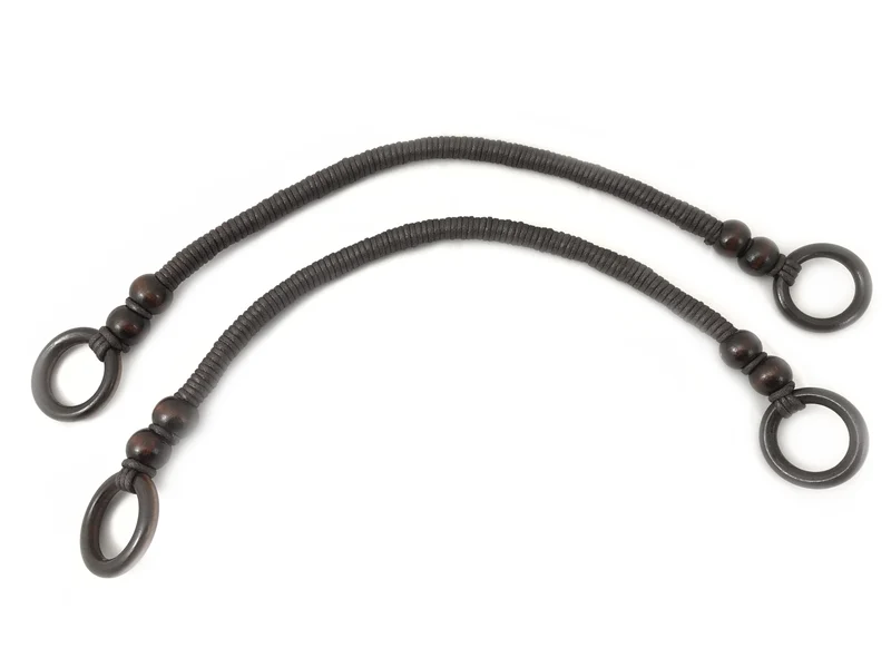 Manici in legno per borse all'uncinetto | 46 cm | cf 2 pz