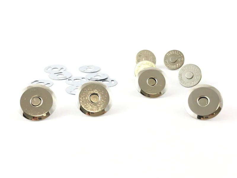 Chiusure a calamita mod. 43 | cf 4 pz Ø 1,8 cm | bottoni magnetici borsa