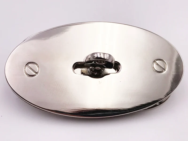 Chiusura in metallo per borse mod. l03 | Ø 7 cm | cf 1 pz
