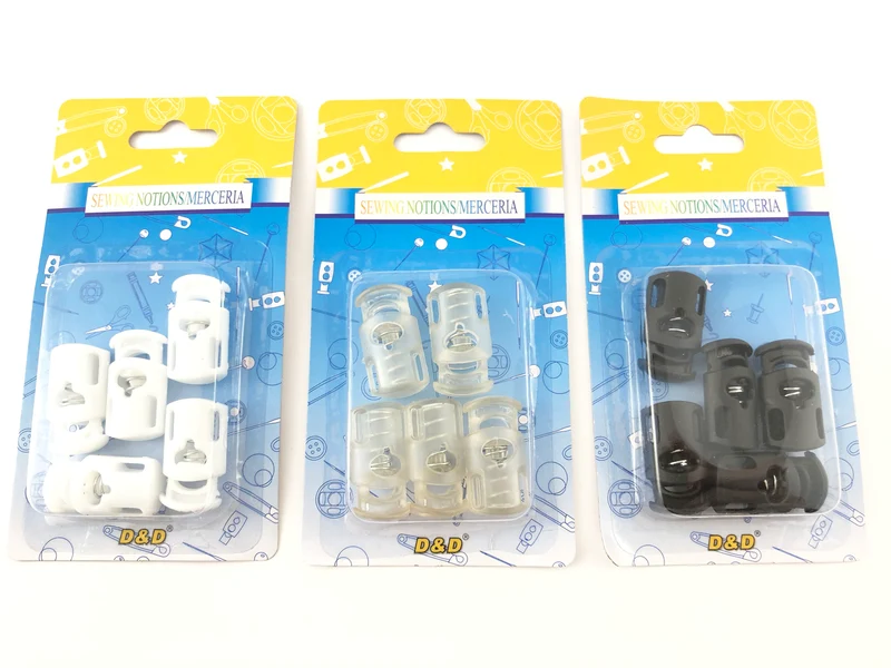 Ferma corda in plastica cf 5 pz