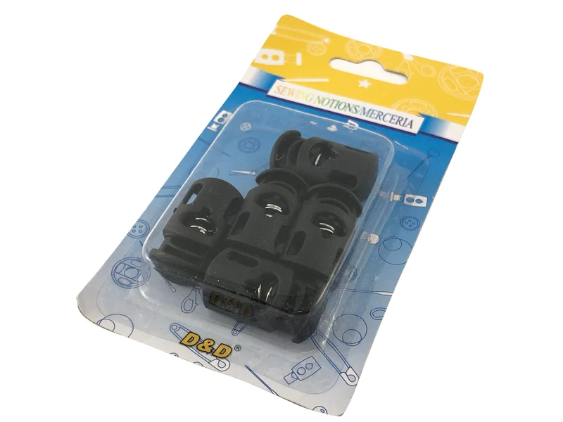 Ferma corda in plastica cf 5 pz