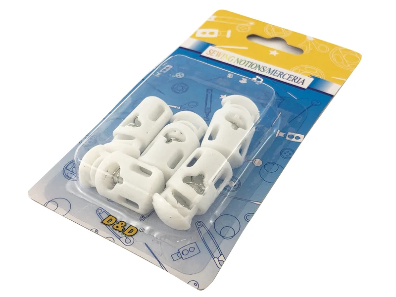 Ferma corda in plastica cf 5 pz