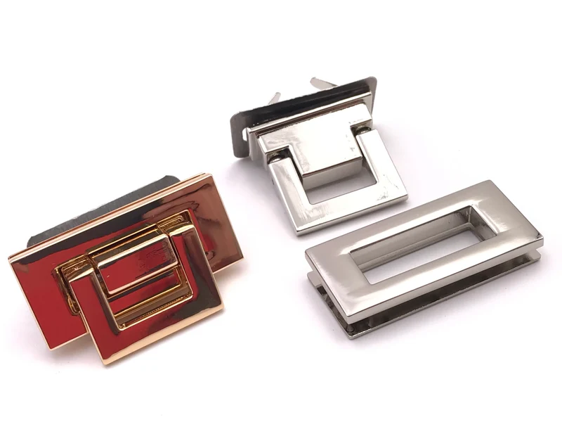 Chiusura in metallo per borse mod. l07 | 4,5x2 cm | cf 1 pz