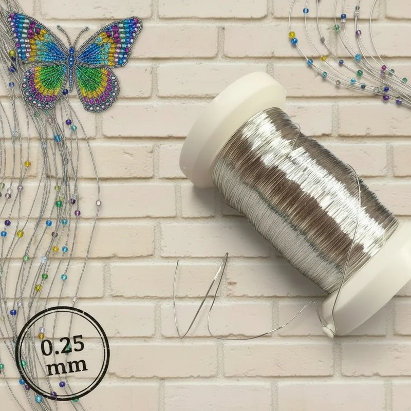 Fili argento colore metallici per fiori bigiotteria hobby creativi