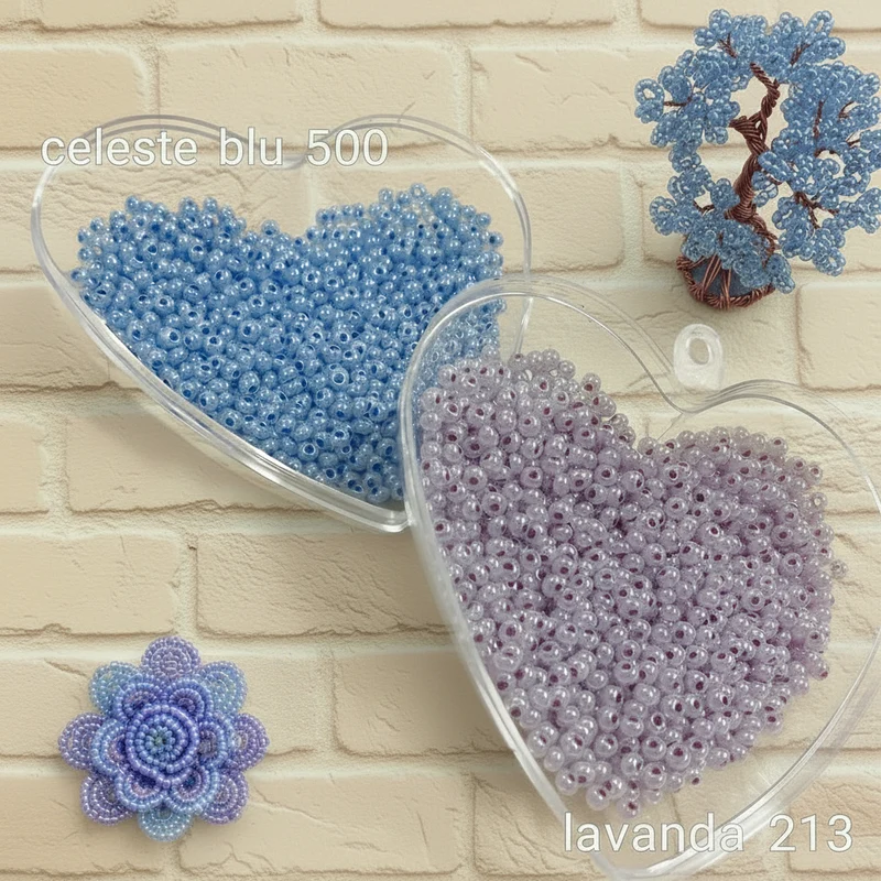 Conteria perline rocailles perlate per fiori bijoux bigiotteria alberi