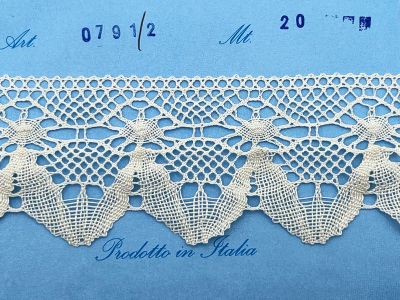Pizzo 0791 panna cm 5 cf.20mt.