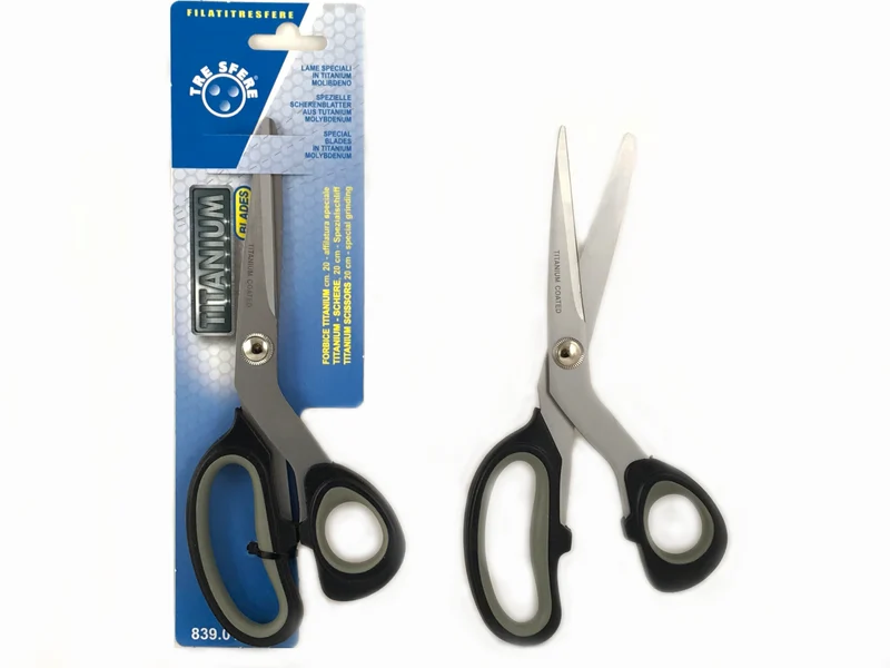Forbice inox titanio mis. 8 cf.1pz