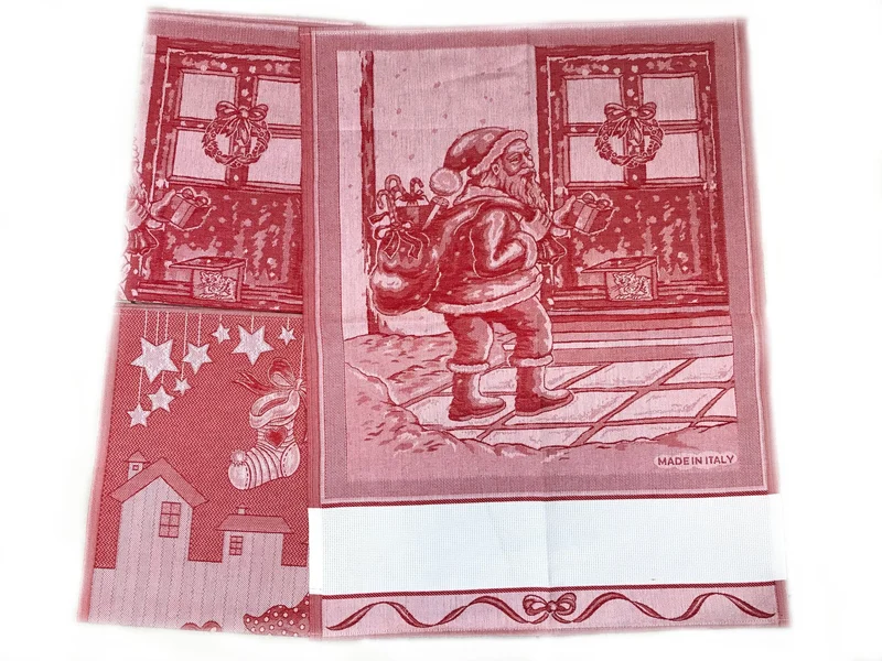 Strofinaccio natale cf.6 pz