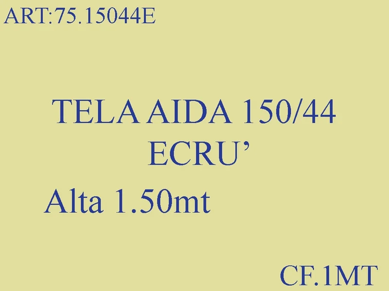 Tela aida 150/44 ecru' cf 10 mt
