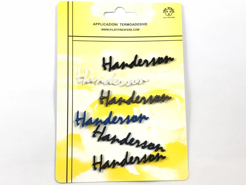 Applicazioni termoadesive handerson