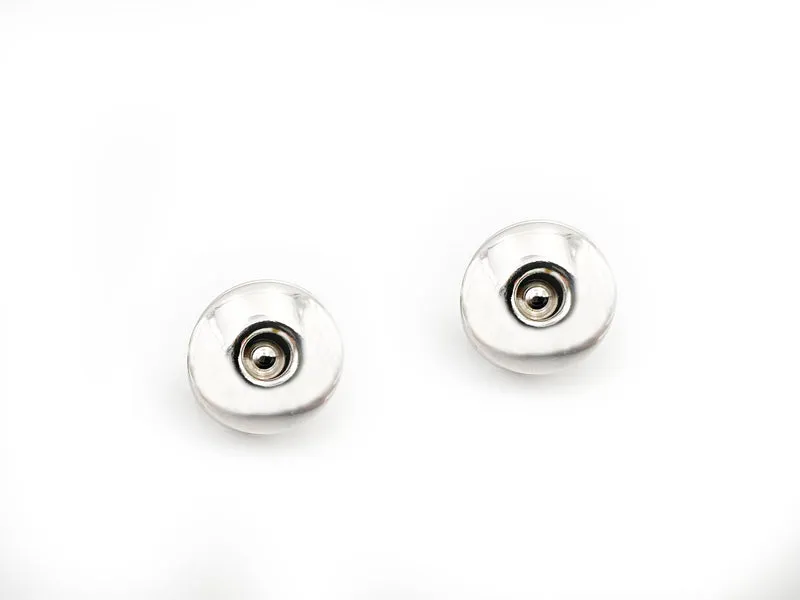Bottone magnetico per borse disco argento | 17 mm | cf 2 pz