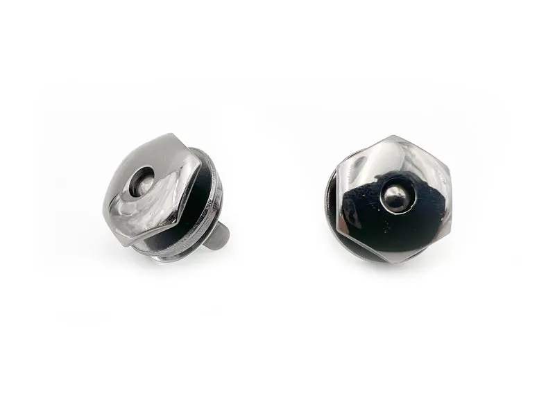 Bottone magnetico per borse esagono fucile | 18 mm | cf 2 pz
