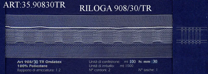 Riloga 908/30 trasp.cf.50mt.