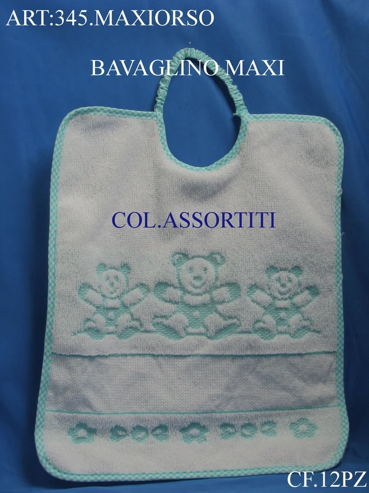 Bavaglino maxi orso aida cf.6 pz