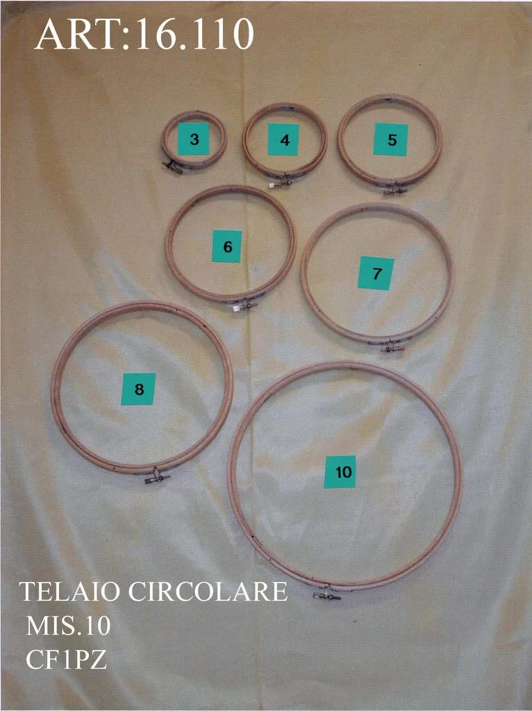 Telaio circolare m10 mis.26 cf.6pz