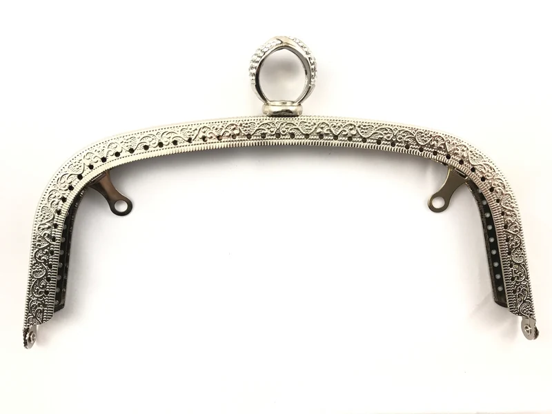 Chiusura clic clac retta strass per borse | 20,5 cm | cf 1 pz