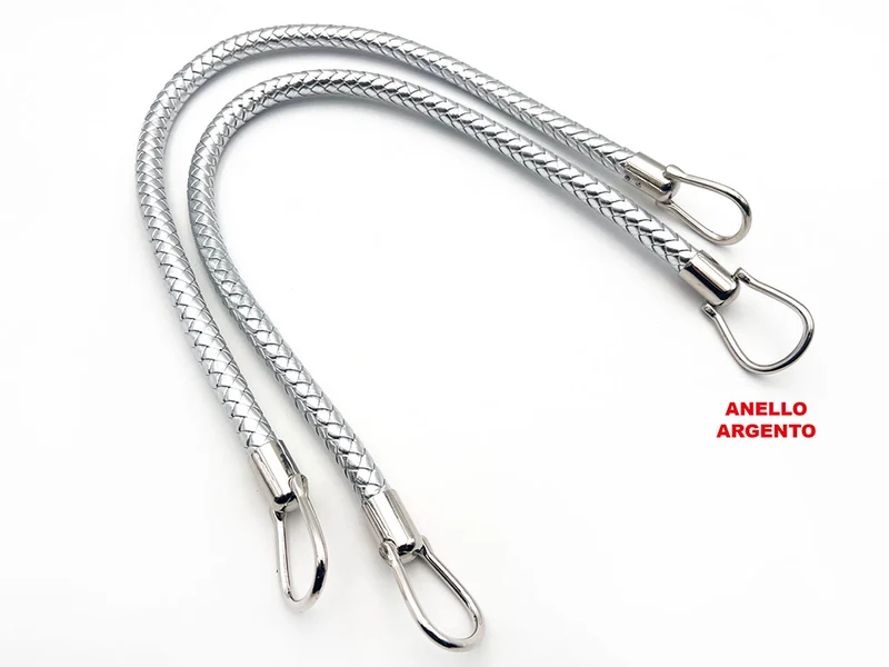 Manici intrecciati per borse all'uncinetto | 50 cm | 1 coppia