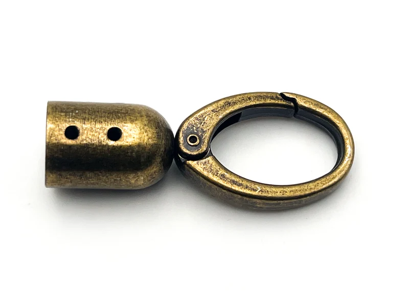 Moschettone per borse mod. top con bocciolo | cf 2 pz