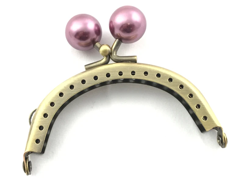 Chiusura clic clac pallino per borse | 8,5 cm | cf 1 pz | tre sfere