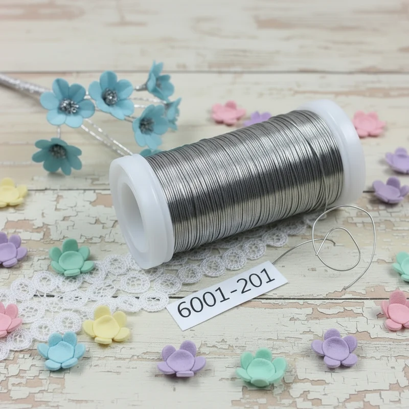 fili di ferro metallici colorati per fioristi perline fiori hobby creativi