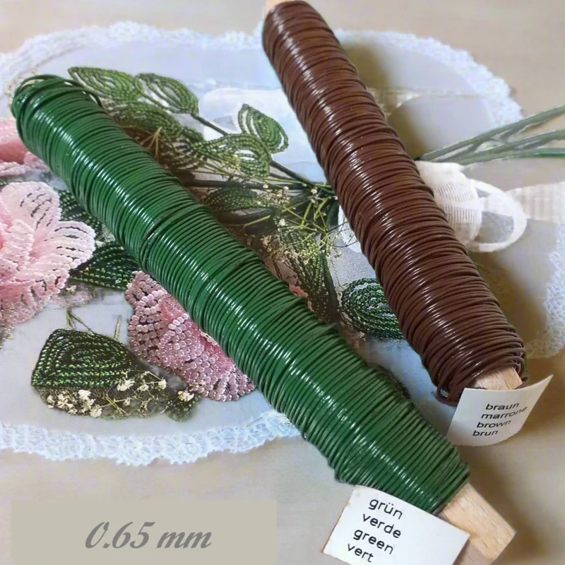 fili di ferro metallici colorati per fioristi perline fiori hobby creativi