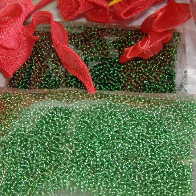Conteria perline vetro argento Stafil 1000 e 500 grammi negozio a peso
