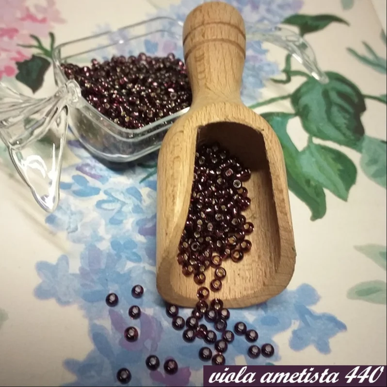 Perline conteria in vetro argentato vendita peso 16-100 grammi Stafil