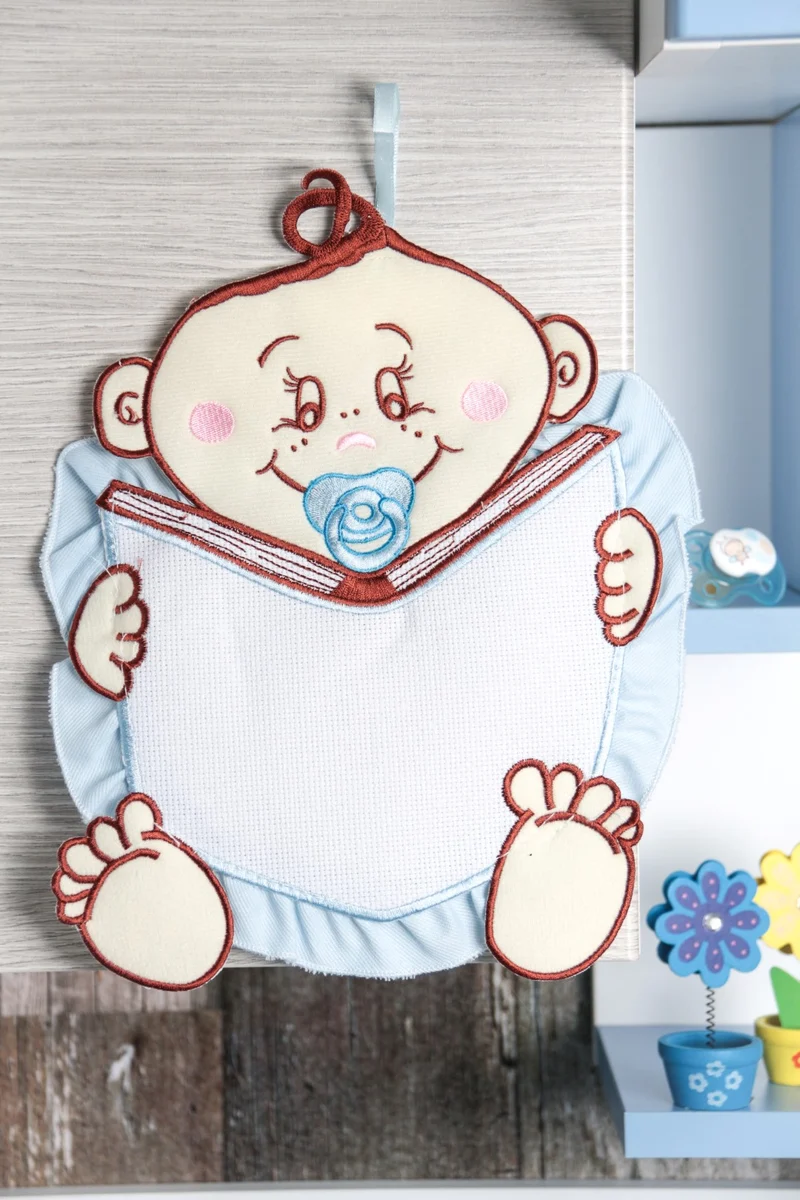 Fiocco nascita bambini cf.1pz