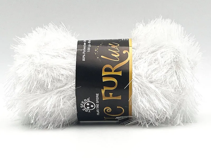 Filato effetto pelliccia chic fur lux | cf 500 gr | 100% poliestere