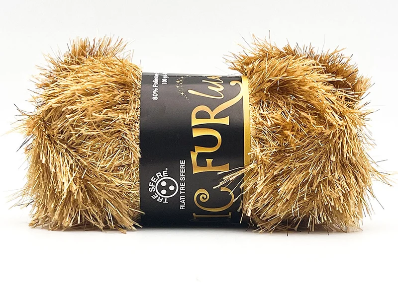 Filato effetto pelliccia chic fur lux | cf 500 gr | 100% poliestere