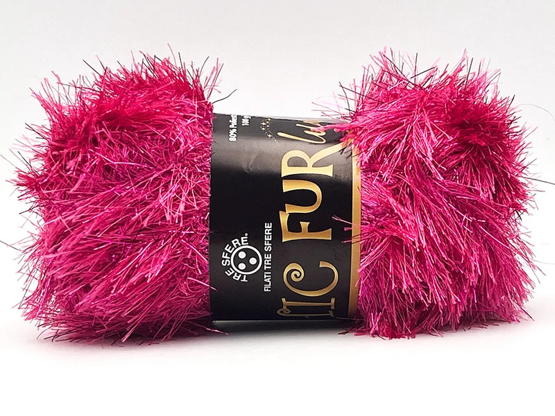 Filato effetto pelliccia chic fur lux | cf 500 gr | 100% poliestere
