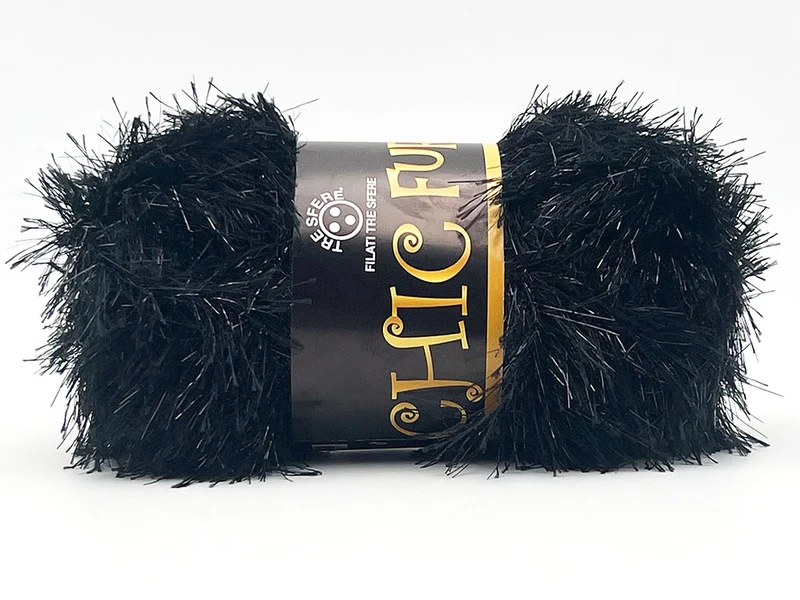 Filato effetto pelliccia chic fur lux | cf 500 gr | 100% poliestere