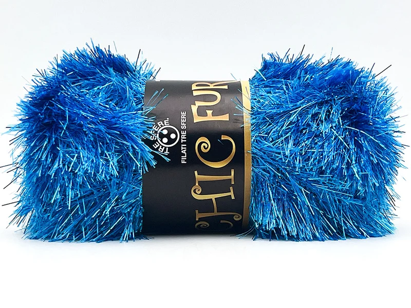 Filato effetto pelliccia chic fur lux | cf 500 gr | 100% poliestere
