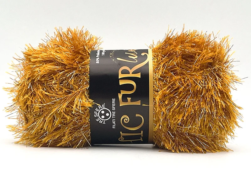 Filato effetto pelliccia chic fur lux | cf 500 gr | 100% poliestere