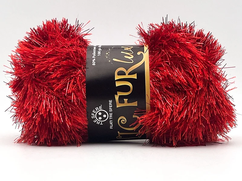 Filato effetto pelliccia chic fur lux | cf 500 gr | 100% poliestere