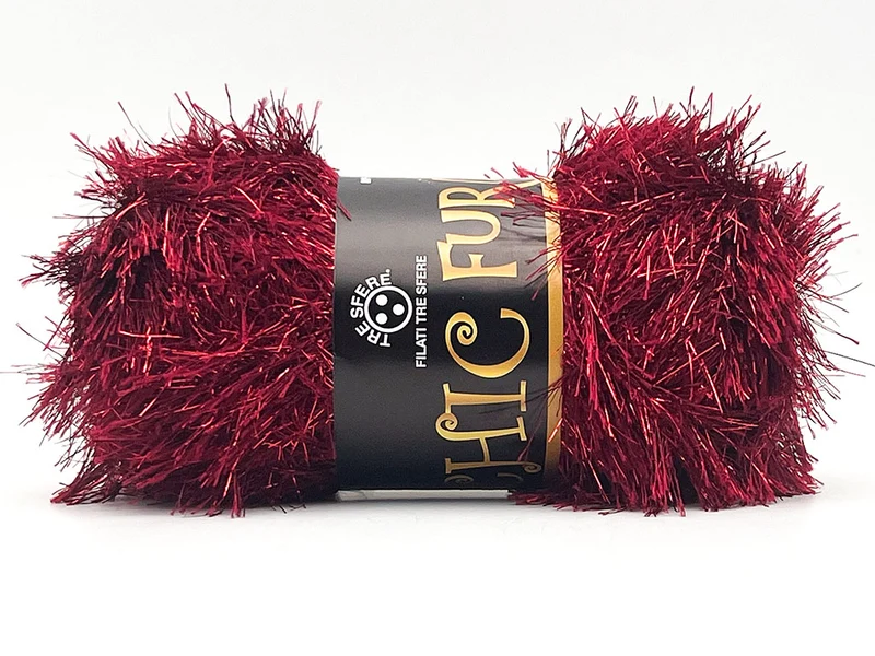 Filato effetto pelliccia chic fur lux | cf 500 gr | 100% poliestere