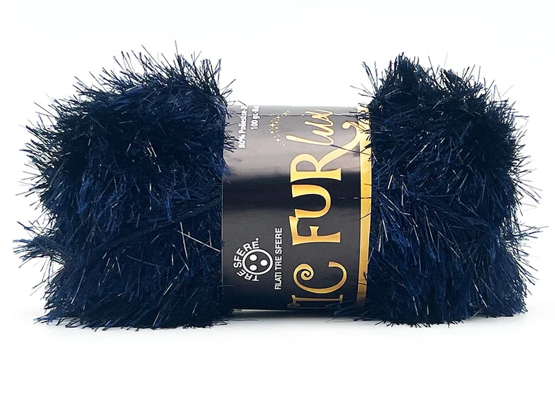 Filato effetto pelliccia chic fur lux | cf 500 gr | 100% poliestere