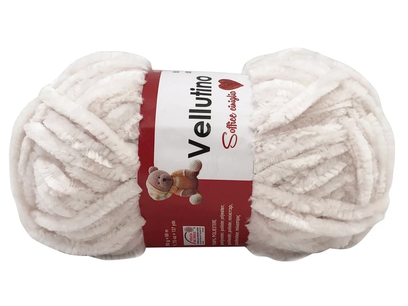 Filato ciniglia vellutino | cf 250 gr | 100% poliestere | uncinetto